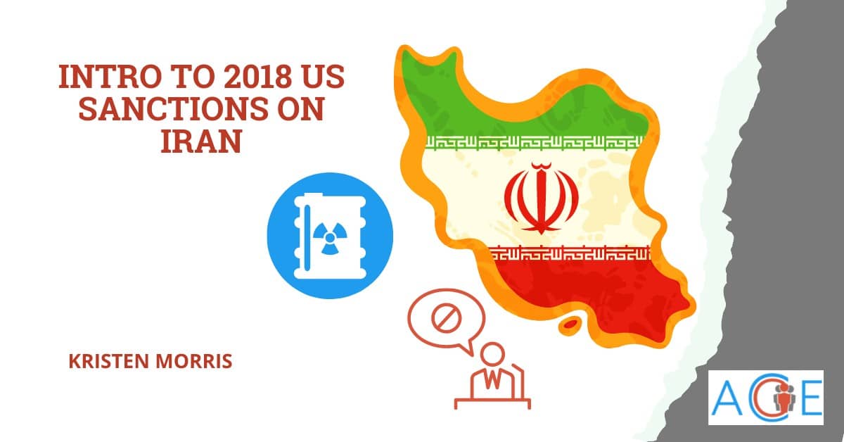 Intro to 2018 U.S. Sanctions on Iran