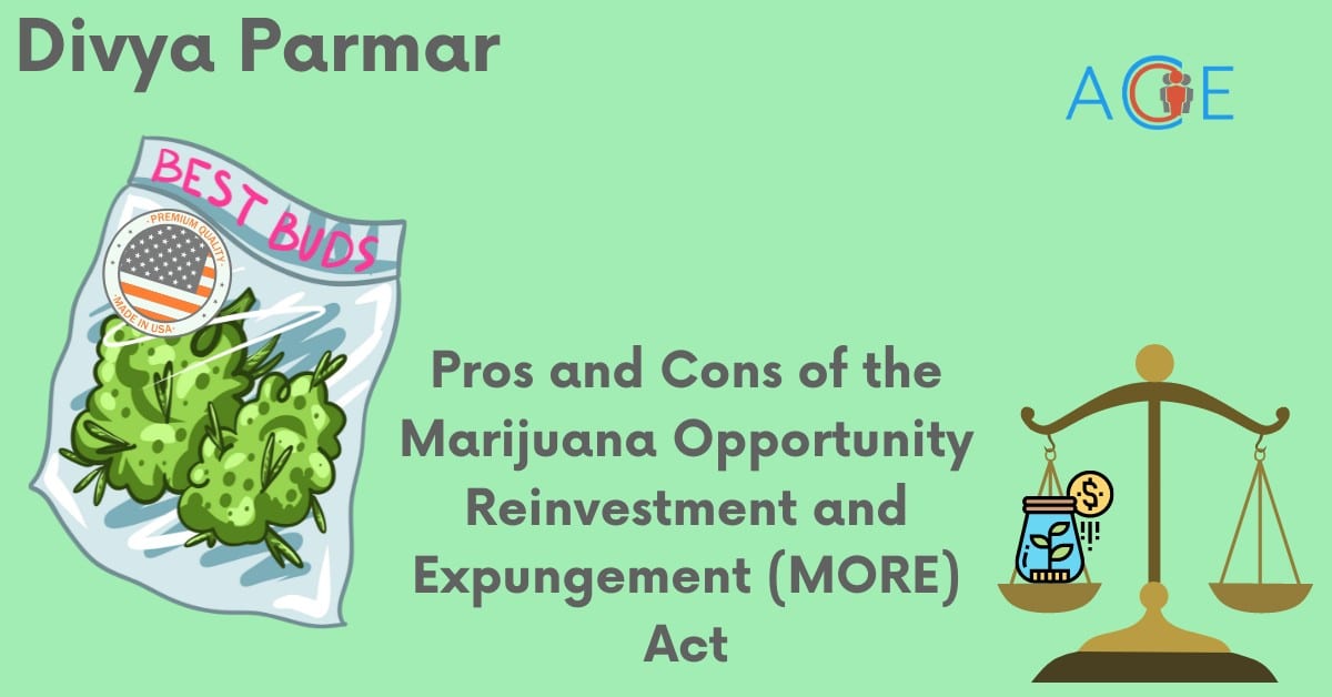 Pros and Cons of the Marijuana Opportunity Reinvestment and Expungement (MORE) Act
