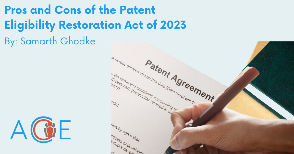 Pros and Cons of the Patent Eligibility Restoration Act of 2023