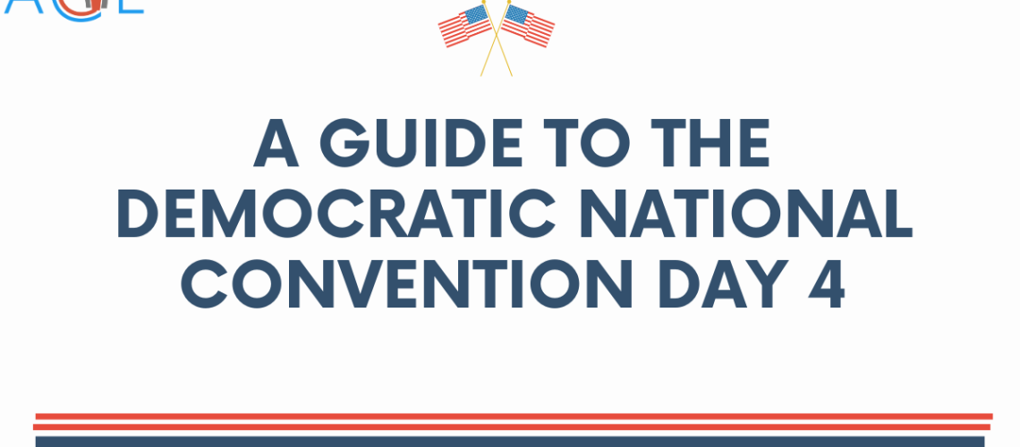 A Guide to the Democratic National Convention DNC Night Day 4 Key Speakers